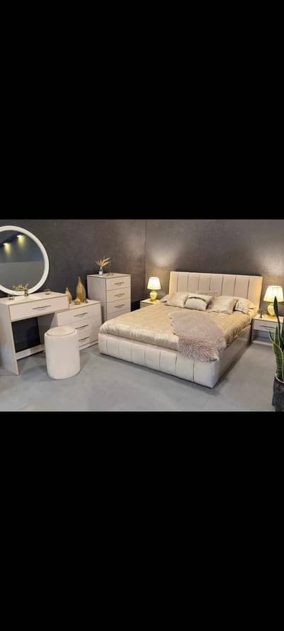 Bed / Double bed / King Size bed / Double Bed /Welvet bed / Wooden bed