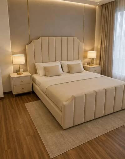 Bed / Double bed / King Size bed / Double Bed /Welvet bed / Wooden bed