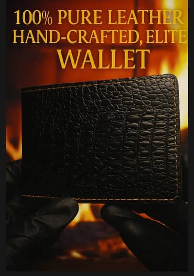 Premium Handmade Pure Leather Wallet for Men – Brand New