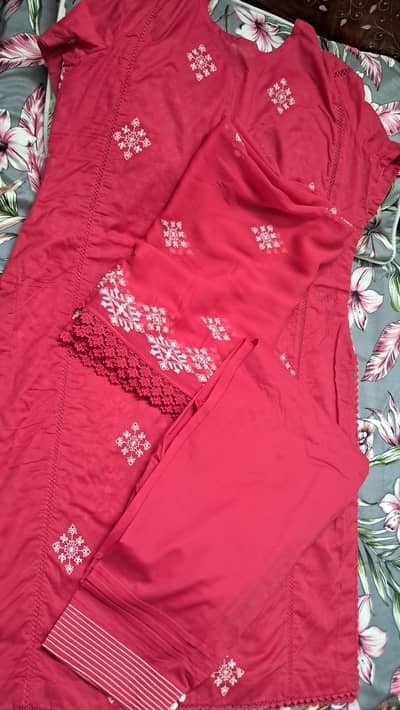 pure lawn chiffon dupatta