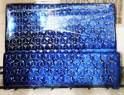Premium velvet bed king size 