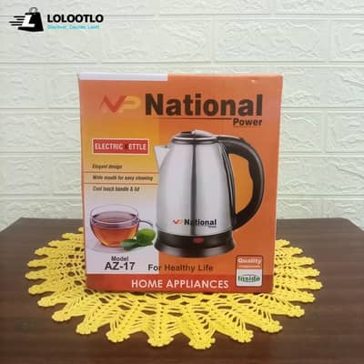 Stainless Steel Electric Kettle 2L Fast Boiling, Portable Tea Kettle