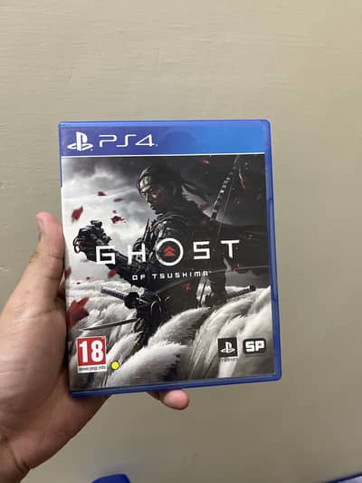 Ghost Of Tsushima ps4 game cd disk