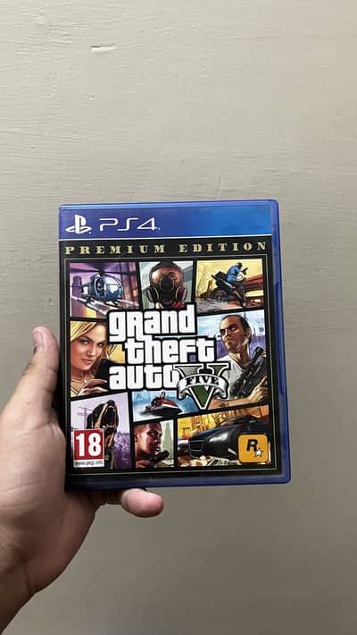 Gta V ps4 game cd disk with orignal map