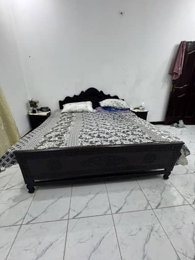 Sheesham wood bed set