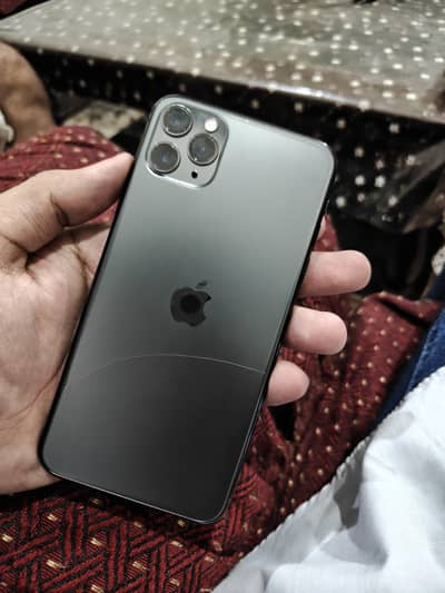 iphone 11 Pro Max 512GB panel change face id nahi. chlti box Available