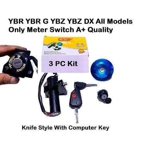 Yamaha Ybr Switch Kit 3 pcs In Gbf Brand