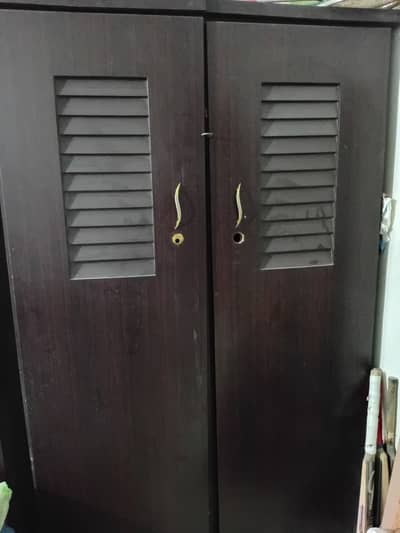 2 Door Wooden Cupboard for Sale Used Condition Wardrobe