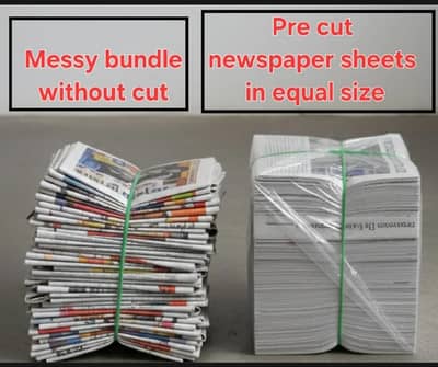 Old Newspape,r Korean Newspaper Pre Cut Old newspaper