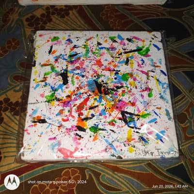 handmade canvas painting