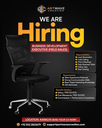 Business Development Executive (Field Sales)