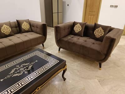 6 seater sofa/ brown sofa/ modern sofa / sofa set