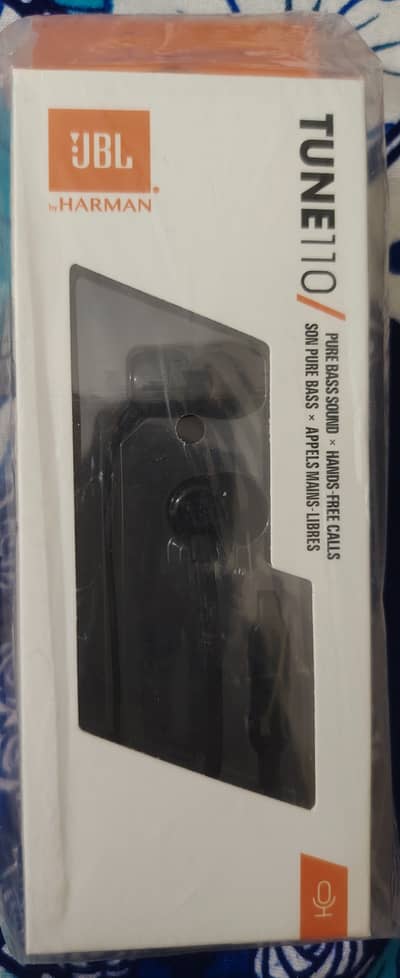 JBL Tune 110 In-Ear Headphones (Black)