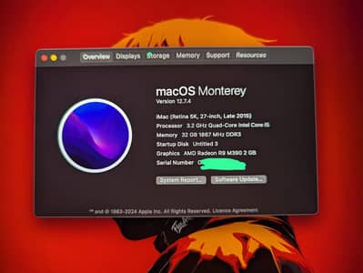 Imac late 2015 retina 5k  32 gb ram