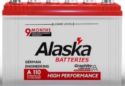 Alaska a110 72ah 11plates
