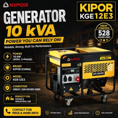 10KW Generator for Sale | High-Power Backup Power