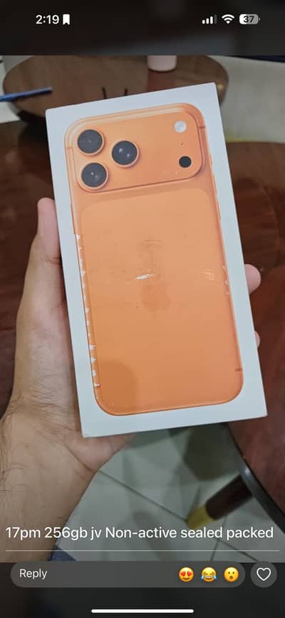 Apple iPhone 17 Pro Max sealed piece box pack non active
