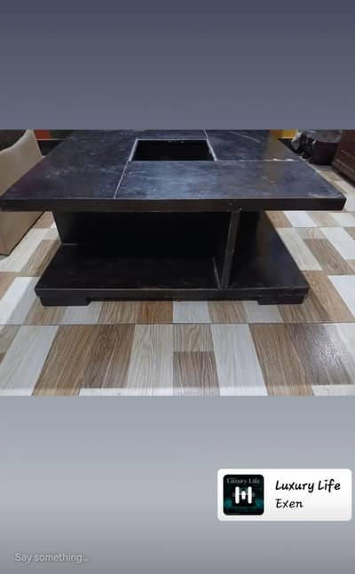 Dining table made of high quality woof material