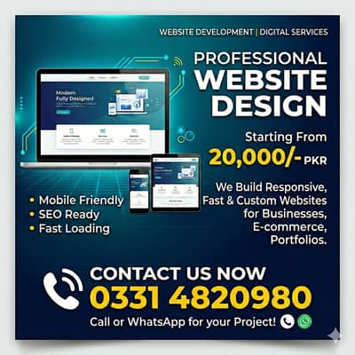 Wordpress Website in just 20,000