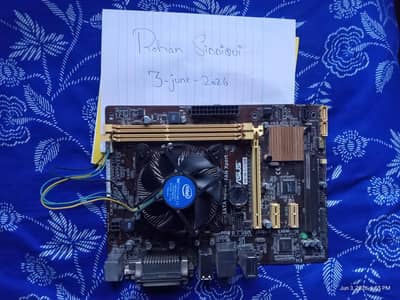MSI H81 MOTHERBOARD with Intel Stock cooler