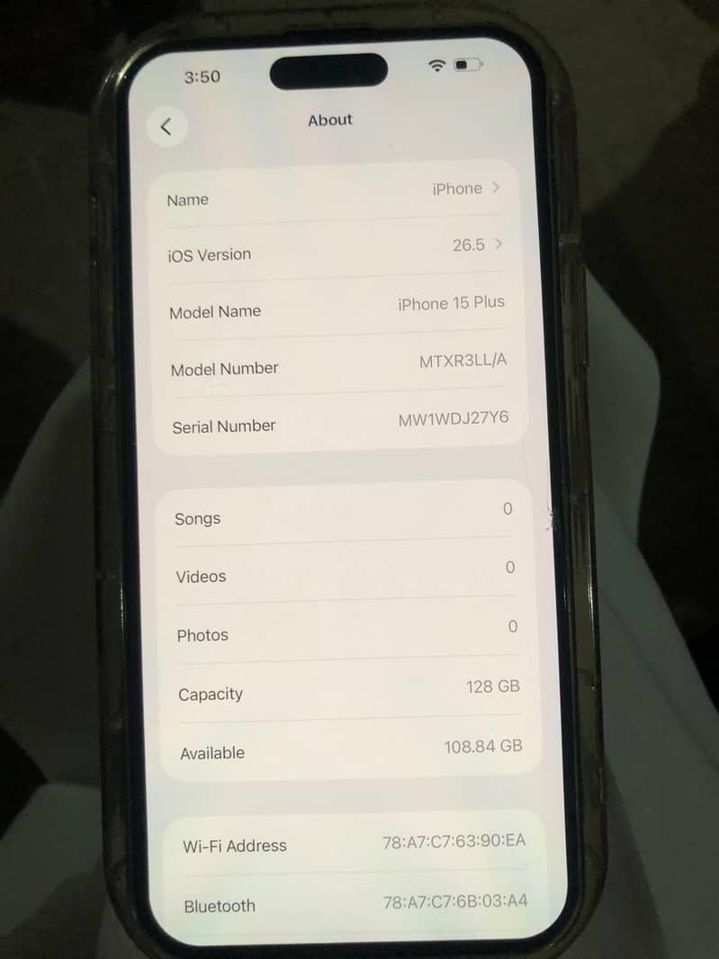 Apple iPhone 15 plus 8