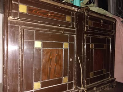 bed with side tabels 18000