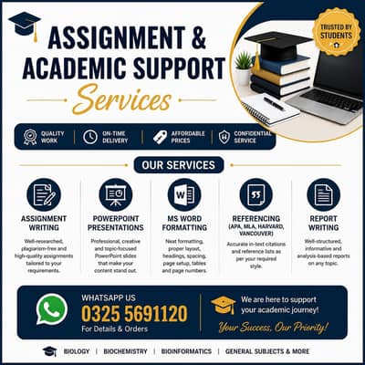 Assignment help available