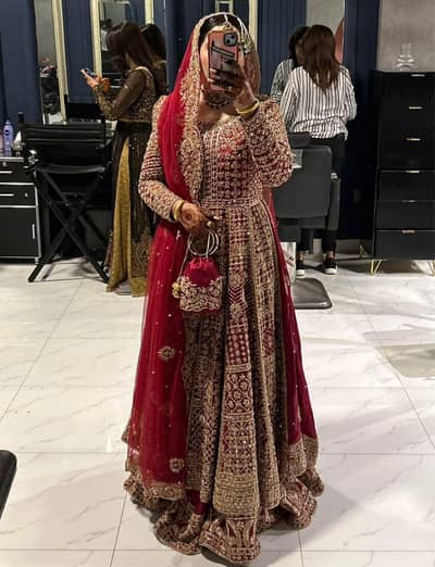 Bridal Lehenga For Sale ( Wore for 2 hours only )