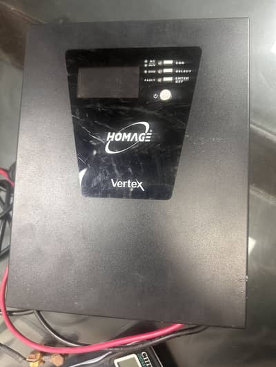 Homage Vertex MPPT Solar Inverter (HVS-1214SCC) – 1000W, 12V