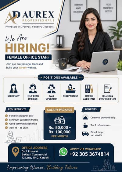 Office staff required
