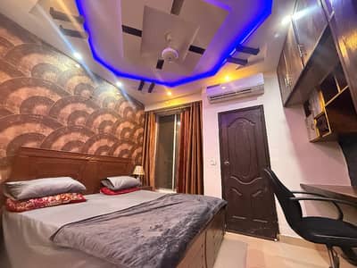 Luxury Fully Furnished 1-Bed Apartment For Rent H3 Block Near Expo Center Johar Town Lahore