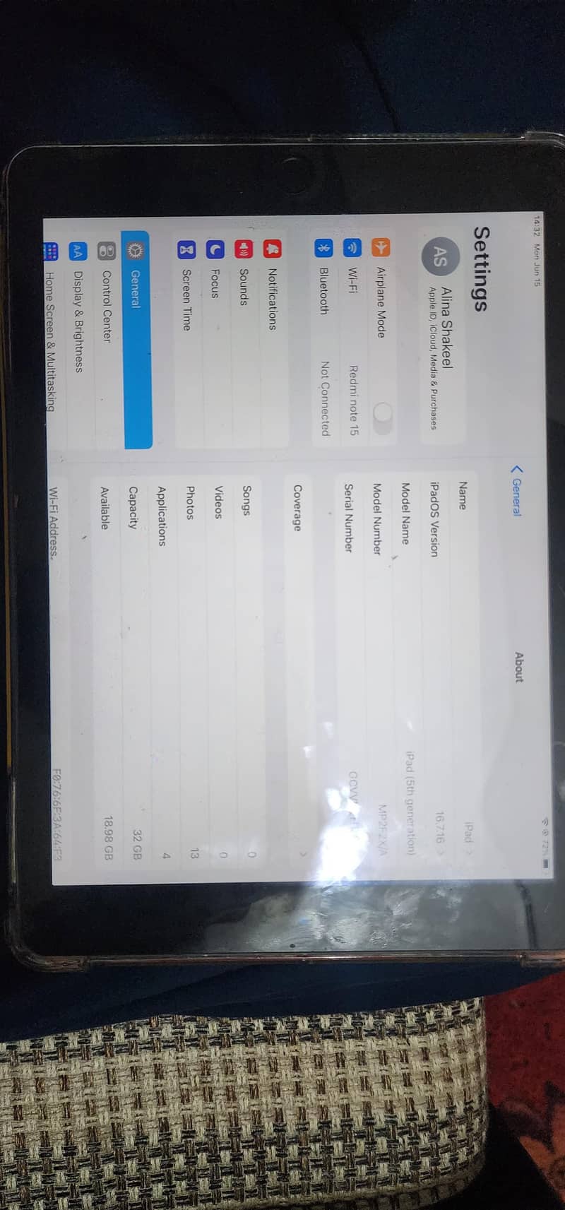 Ipad 5th generation 2