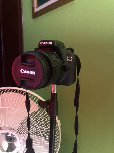 Canon EOS 4000D DSLR Camera + 18-55mm Kit Lens + 50mm Prime Lens – Ex