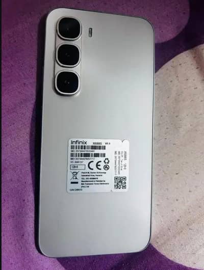 Infinix hot 60 pro 10 month warenty mobile & charger with I'd card cop
