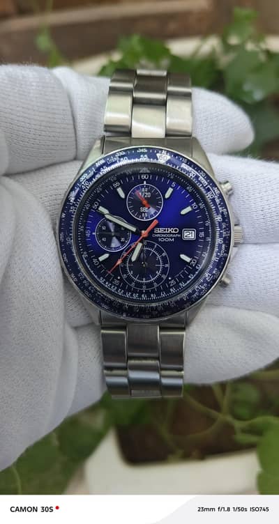 Seiko Flightmaster Blue Men's Watch
