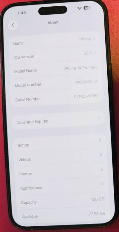 Apple iPhone 14 Pro Max