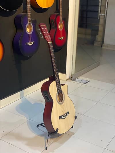 Semi Acoustic Galaxy Leo Guitar