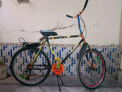 phoenix wheeler cycle with gears electric generator motor, lights