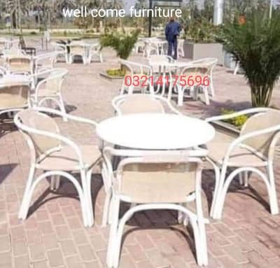 OUTDOOR GARDEN UPVC RATTAN FURNITURE SOFA SET CHAIRS TABLE UMBRELLA
