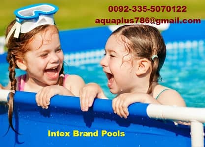 Inflatable Above Ground INTEX BRAND Swimming Pools For Kids & Family