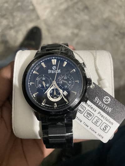 Sveston Drift 40MM Black Brand New Watch Box Pack