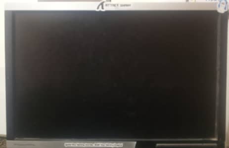 Desktop with monitor