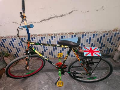 phoenix bicycle with gears electric generator motor, lights