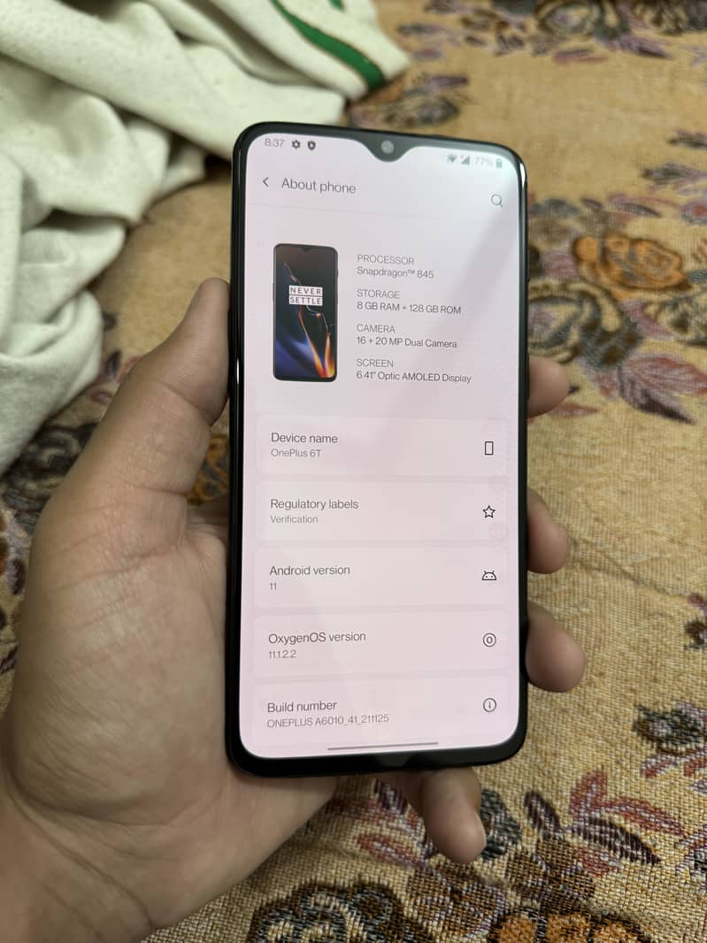 One Plus 6T 5