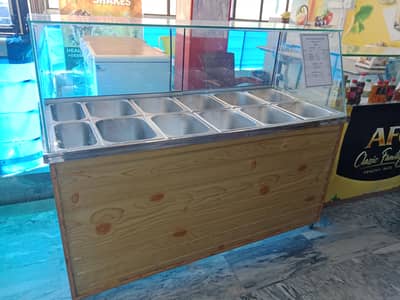 Premium Salad Bar / Food Display Counter – Like New Condition