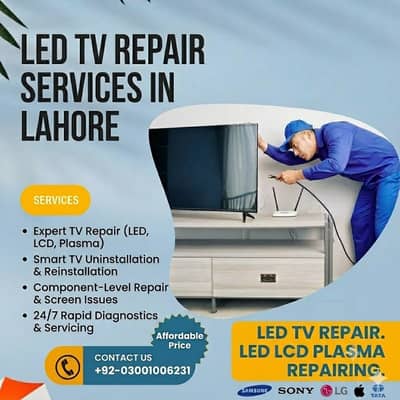 LED TV repair ,LCD repair, Plasma TV repairing home service