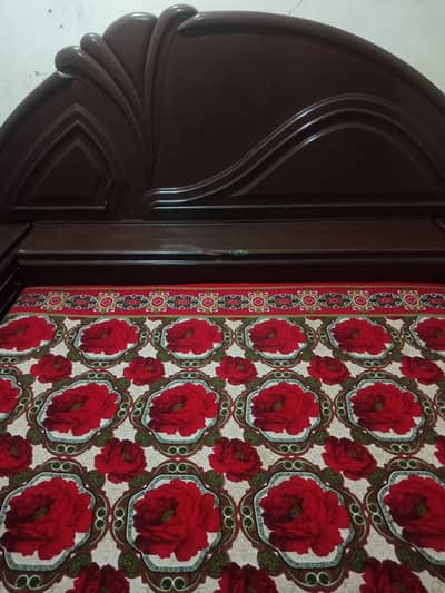 Double Bed with show case and dressing