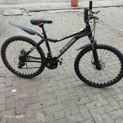 Imported Cycle Black and Grey combination with allow rims