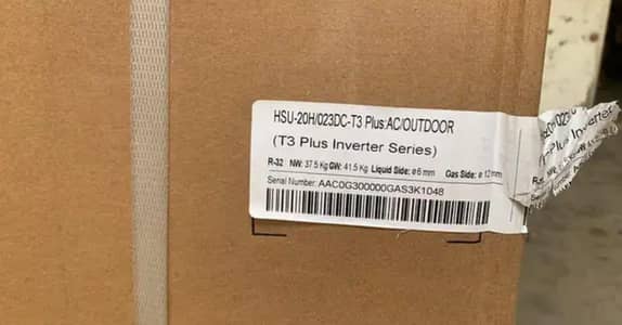 Haier ac 1.5 box pack hai