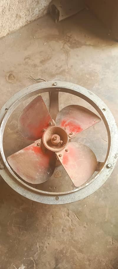 Royal Exhaust Fan 12 Inch Silver Body & Iron Blades